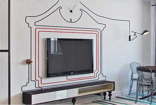 Как спрятать провода от телевизора на стене: лучшие способы и советы