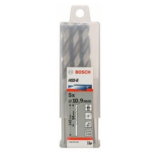 Bosch 5 HSSG сверл 10, 9ММ STANDARD 2608585529