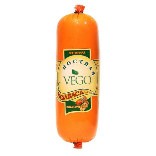 Веганская колбаса постная ветчинная классическая vegan sausage) VEGO  вего 400г