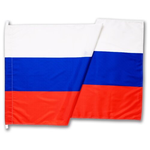 Флаг России РФ 90 на 135 см из полиэфирного шелка