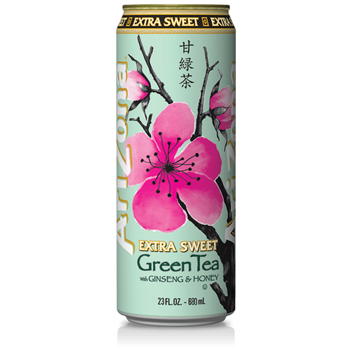 Холодный чай Arizona Extra Sweet Ginseng and Honey экстра сладкий со вкусом женьшеня и мда