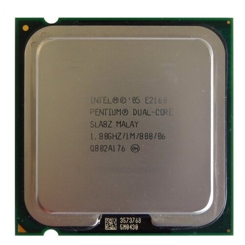 Intel Процессор Intel Pentium E2160 Conroe 1800MHz, LGA775, L2 1024Kb, 800MHz) OEM