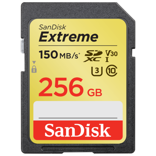 Флешнакопитель Sandisk Карта памяти Sandisk Extreme SDXC Card 256GB 150MBs V30 UHSI U3