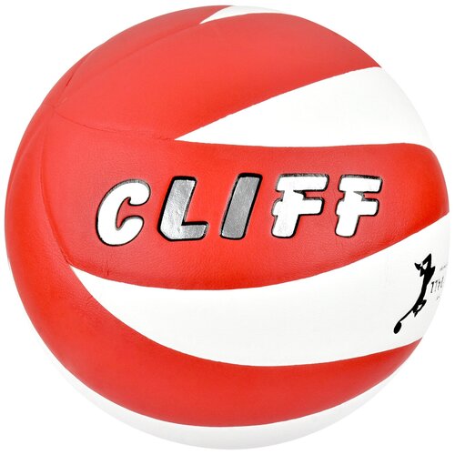 Мяч волейбольный CLIFF SU028R12, 5 размер, PU, белокрасный