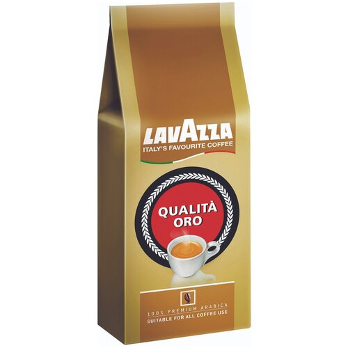 Упаковка 6 штук Кофе в зернах Lavazza Qualita Oro 1кг ву Италия