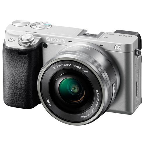 Фотоаппарат Sony Alpha ILCE6400 Kit серебристый E PZ 1650 мм F3556 OSS SELP1650