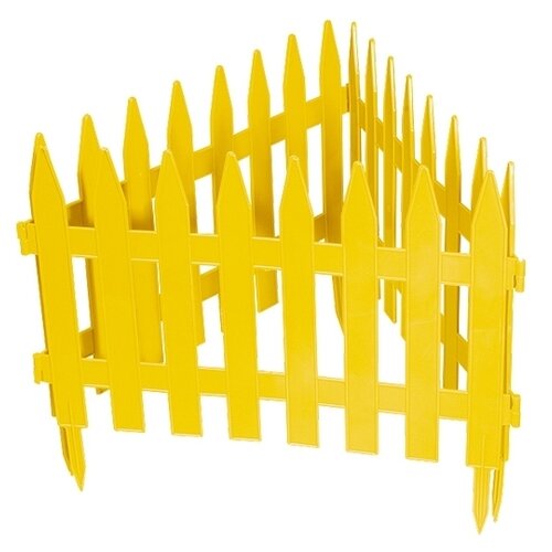 Забор декоративный PALISAD Рейка 3 х 028 м желтый