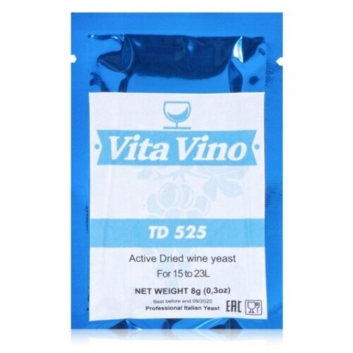Дрожжи винные Vita Vino TD525 8 гр