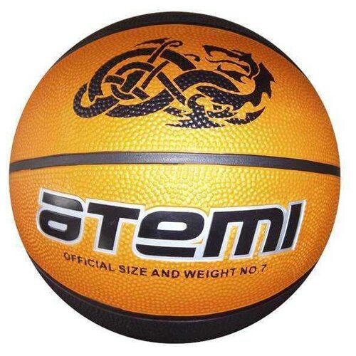 Баскетбольный мяч ATEMI BB15 р 7 оранжевыйчерный