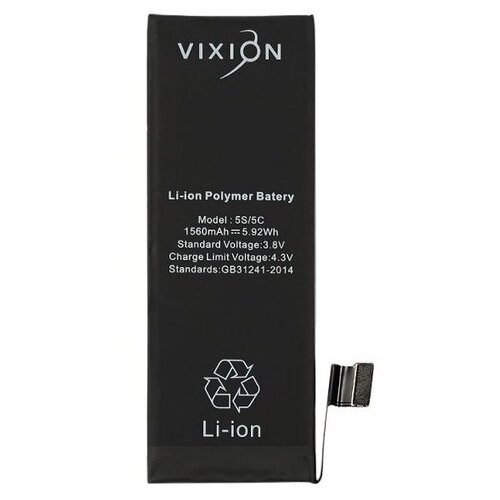 Аккумулятор для iPhone 5S5C Vixion 1560 mAh с монтажным скотчем