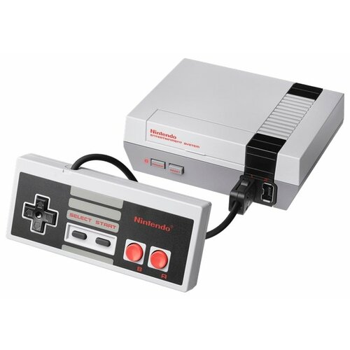 Игровая приставка Nintendo Classic Mini NES серый