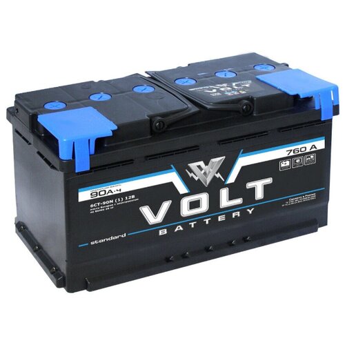 Автомобильный аккумулятор VOLT STANDARD 6СТ901 прямая полярность ёмкость 90 Ач