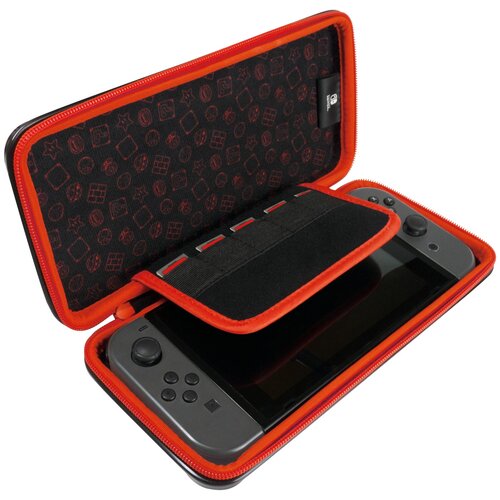 HORI Защитный алюминиевый чехол Mario для консоли Nintendo Switch NSW090U красный