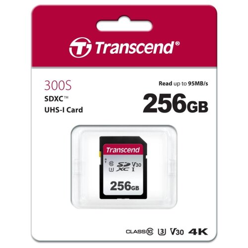Карта памяти Transcend 256GB UHSI U3 SD card