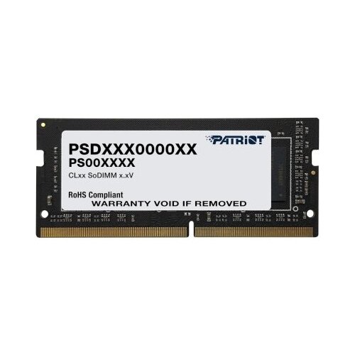 Оперативная память Patriot Memory SL 16GB DDR4 3200MHz SODIMM 260pin CL22 PSD416G320081S
