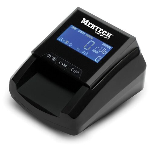 Детектор банкнот MERTECH D20A FLASH PRO LCD автоматический ИК магнитная антистокс детекция АКБ 5025