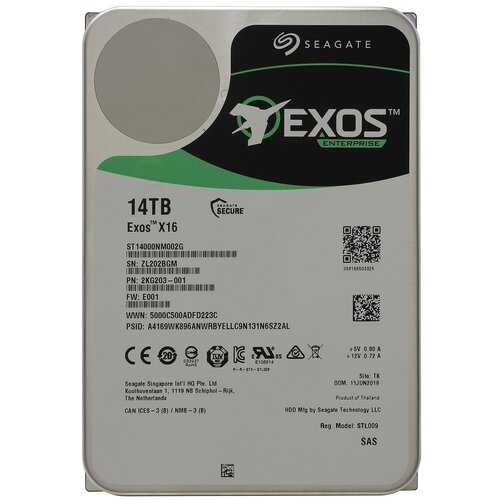 Жесткий диск Seagate Exos X16 14 TB ST14000NM002G