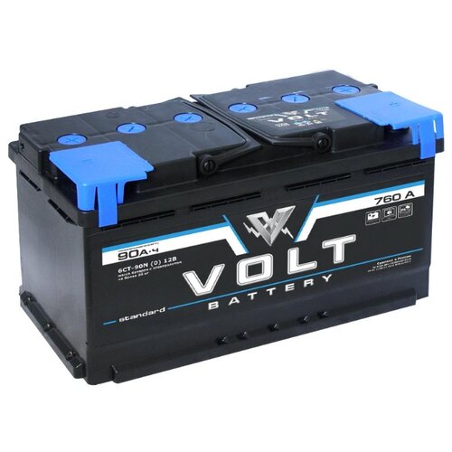 Автомобильный аккумулятор VOLT STANDARD 6СТ900 обратная полярность ёмкость 90 Ач