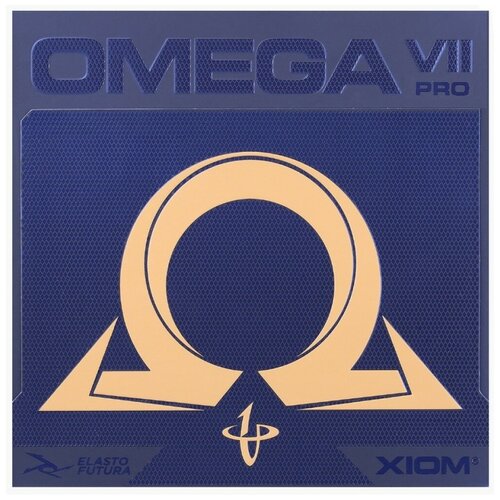 Накладка для настольного тенниса XIOM Omega VII 7) Pro, Black, Max