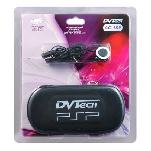 DVTech Набор аксессуаров для PSP Slim AC 489 черный