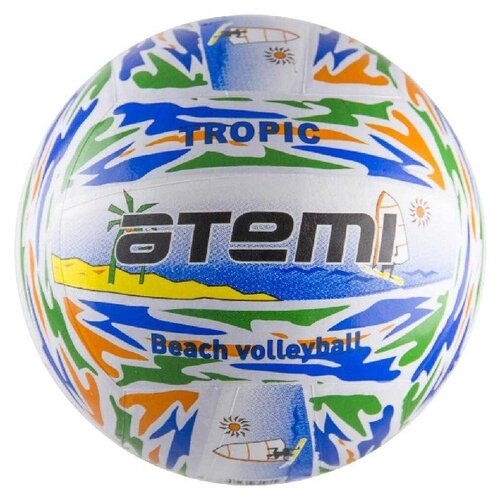Мяч волейбольный Atemi TROPIC, резина, цветной, р. 5 656700000106908