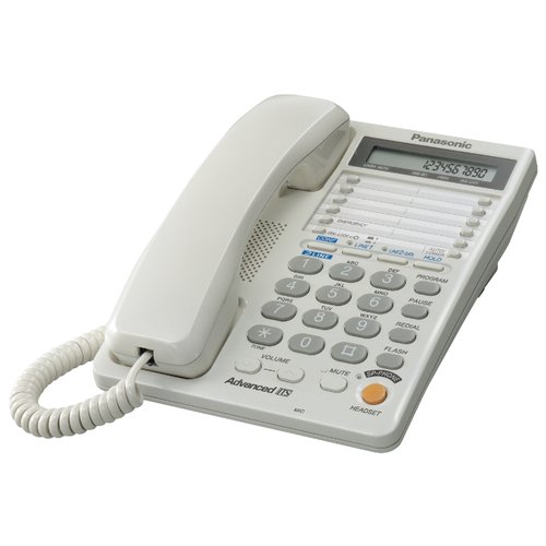 Телефон проводной Panasonic KXTS2368RUW белый