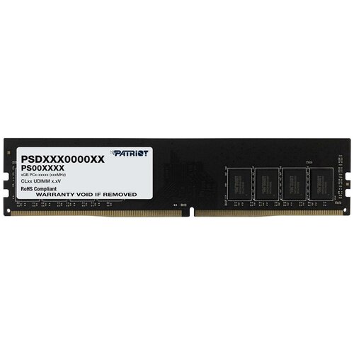 Оперативная память Patriot Memory SL 16GB DDR4 3200MHz DIMM 288pin CL22 PSD416G32002