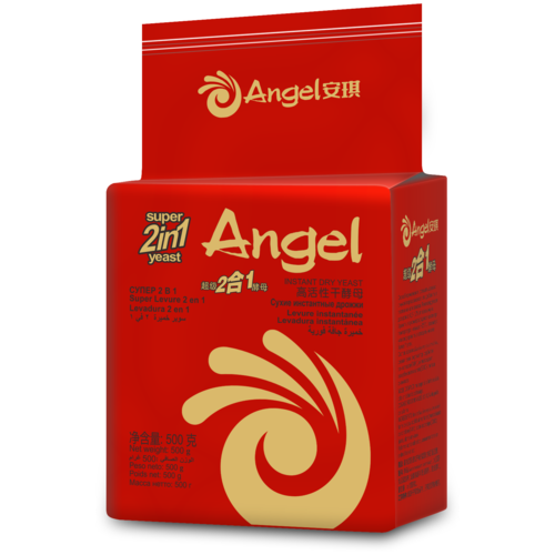Дрожжи Angel сухие быстродействующие 2 в 1 1 шт по 500 г