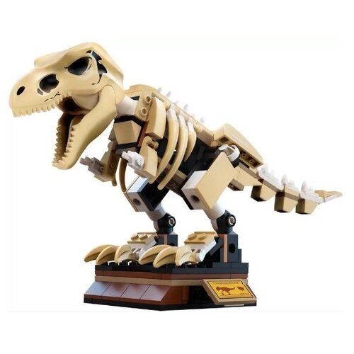 Lego Jurassic World Скелет тираннозавра на выставке 76940 .