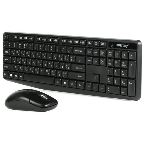 Комплект беспроводной клавиатура  мышь Smartbuy ONE USB черный