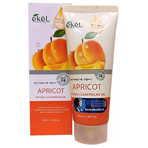 Ekel Пилингскатка Natural Clean Peeling Gel Apricot с экстрактом абрикоса 100 мл