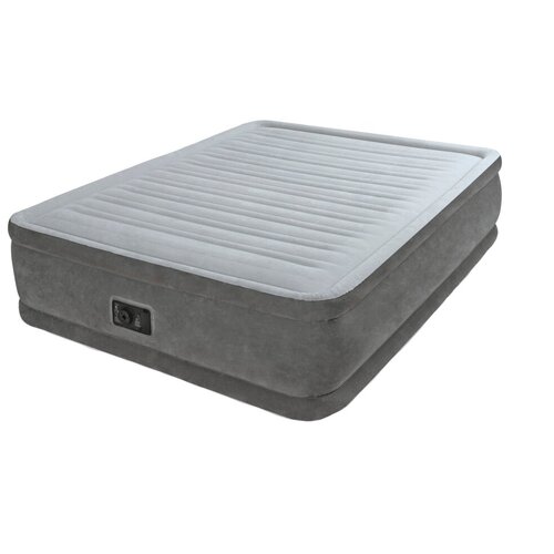 Надувная кровать Intex ComfortPlush 64414 светлосерыйтемносерый