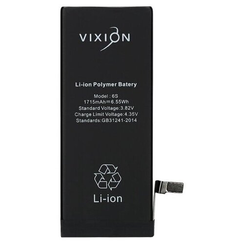 Аккумулятор для iPhone 6S Vixion 1715 mAh с монтажным скотчем