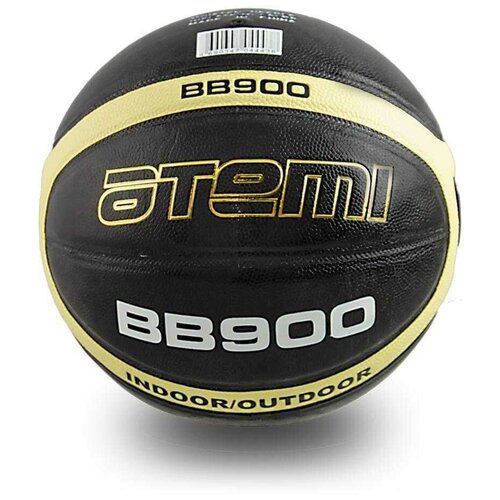 Баскетбольный мяч ATEMI BB900 101417 р 7 черныйжелтый