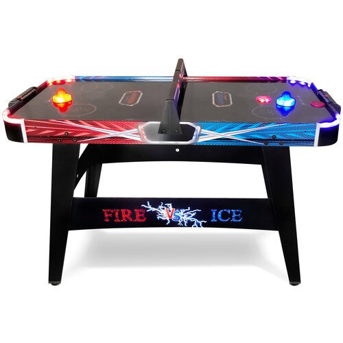 Игровой стол  аэрохоккей Fire  Ice 4ф