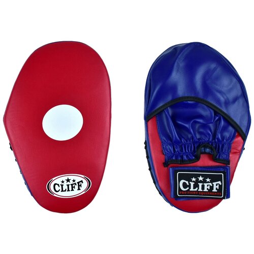 Лапы боксерские CLIFF ULI6006, PVCFLEX, красносиние