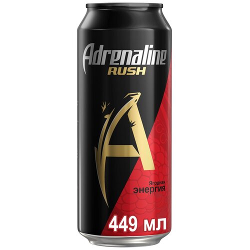 Энергетический напиток Adrenaline Rush Juicy ягодная энергия 0449 л