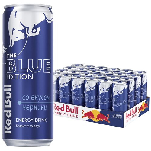 Энергетический напиток Red Bull черника 0355 л 24 шт