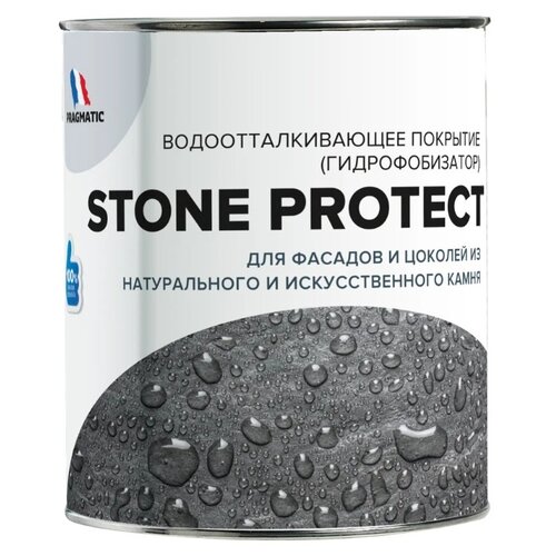 Гидрофобизатор силансилоксановый Pragmatic Stone Protect для фасадов и цоколей бесцветный 5 л