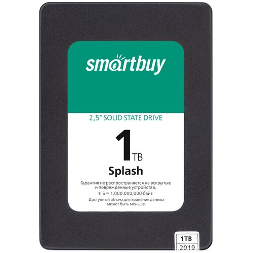Твердотельный накопитель SmartBuy 1024 GB Splash 2019 1 TB SBSSD001TTMX90225S3