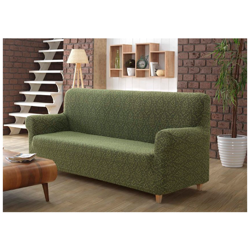 Чехол KARNA Milano для дивана трехместный зеленый