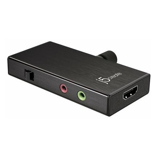 Внешняя карта видеозахвата j5create HDMI на USBC с Power Delivery для прямых трансляций JVA02