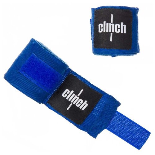 Кистевые бинты Clinch Boxing Crepe Bandage Punch 350 см синий