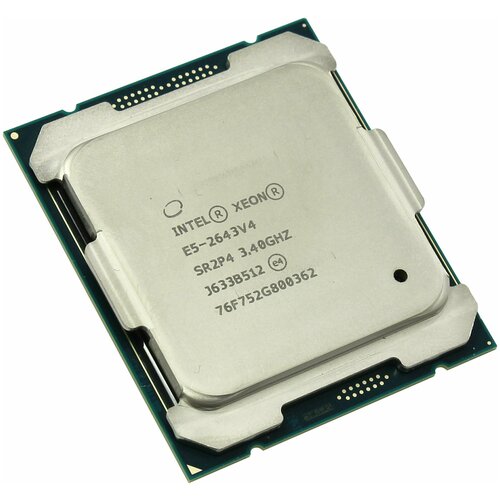 Процессор Intel Xeon E52643 v4 LGA20113, 6 x 3400 МГц, OEM