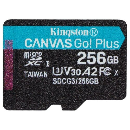 Карта памяти Kingston SDCG3 256 GB чтение 170 MBs запись 90 MBs черный
