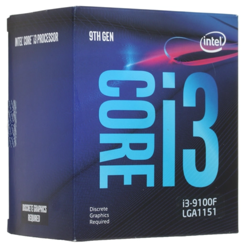 Процессор INTEL Core i3 9100F LGA 1151v2, OEM