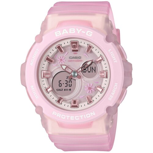 Противоударные японские женские часы Casio BabyG BGA270FL4A с гарантией
