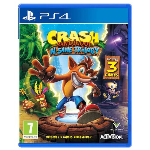 Игра для PlayStation 4 Crash Bandicoot NSane Trilogy английский язык