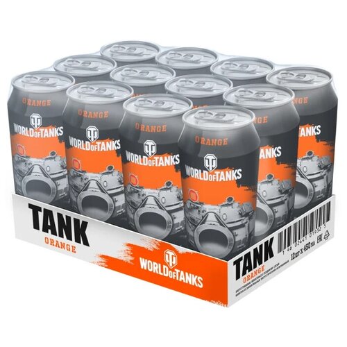 Энергетический напиток TANK Energy Orange 045 л 12 шт