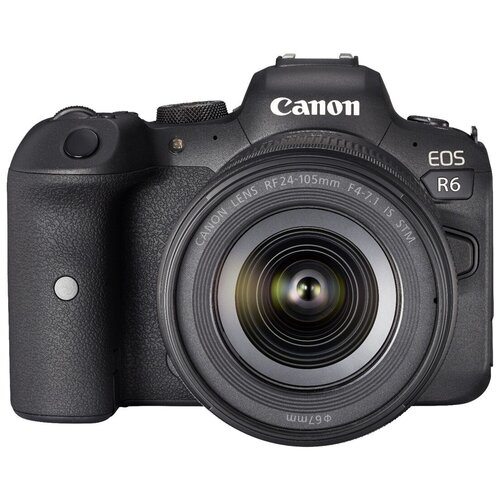 Фотоаппарат Canon EOS R6 Kit черный RF 24105mm f471 IS STM